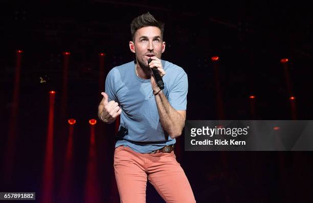 Jake Owen performs onstage during BeautyKind Unites: Concert for Causes at AT&T Stadium on March 25, 2017 in Arlington, Texas.