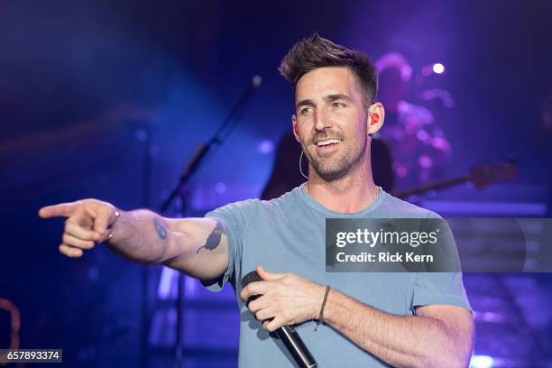 Jake Owen performs onstage during BeautyKind Unites: Concert for Causes at AT&T Stadium on March 25, 2017 in Arlington, Texas.