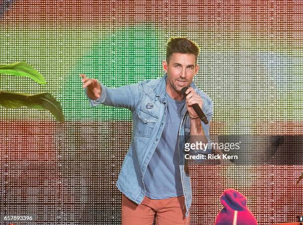 Jake Owen performs onstage during BeautyKind Unites: Concert for Causes at AT&T Stadium on March 25, 2017 in Arlington, Texas.