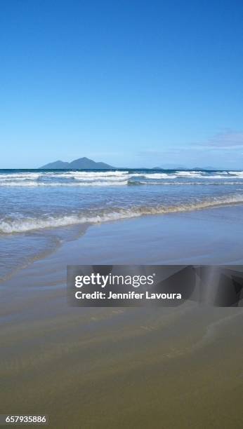 mission beach and dunk island - mission beach - queensland stock pictures, royalty-free photos & images