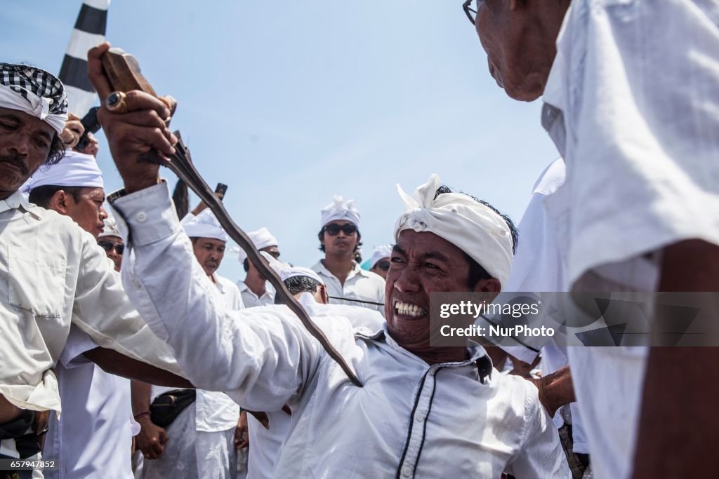Melasti Ceremony in Indonesia