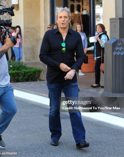 Michael Bolton is seen on March 25, 2017 in Los Angeles, California.