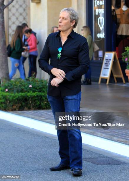 Michael Bolton is seen on March 25, 2017 in Los Angeles, California.