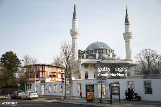 The Sehitlik mosque, run from the DITIB is pictured in the district of Neukoelln in Berlin, Germany on March 25, 2017.