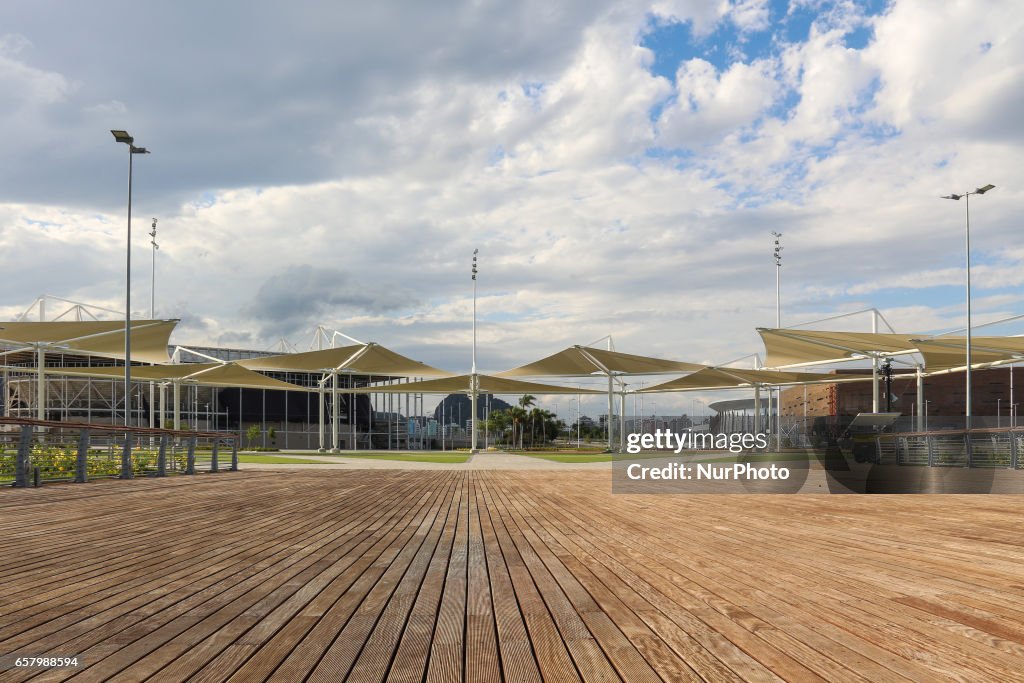 Olympic Park Rio 2016 has been transformed into a leisure area but few people use it