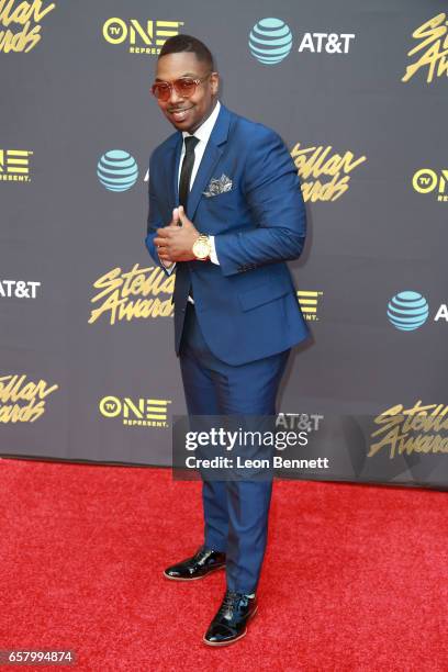 Music artist Kenny Lewis attends the 32nd annual Stellar Gospel Music Awards at the Orleans Arena on March 25, 2017 in Las Vegas, Nevada.