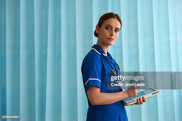 healthcare worker - nurse paperwork stock pictures, royalty-free photos & images