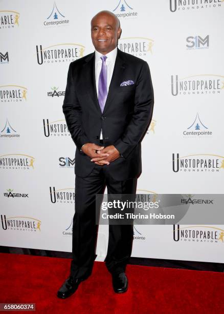 Warren Moon attends the 8th annual Unstoppable Foundation Gala at The Beverly Hilton Hotel on March 25, 2017 in Beverly Hills, California.