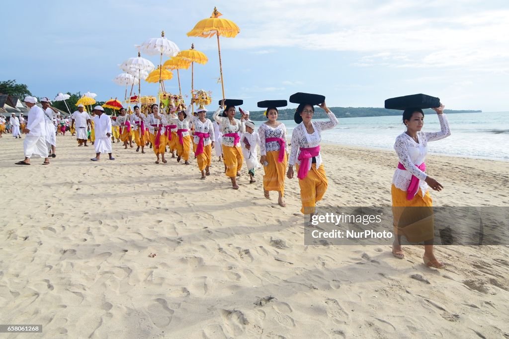 Melasti Ritual for Purification to Welcoming the Day of Silence in Bali