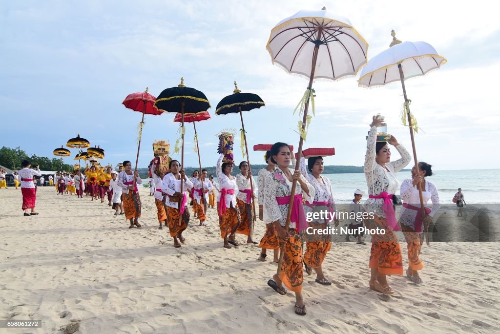Melasti Ritual for Purification to Welcoming the Day of Silence in Bali
