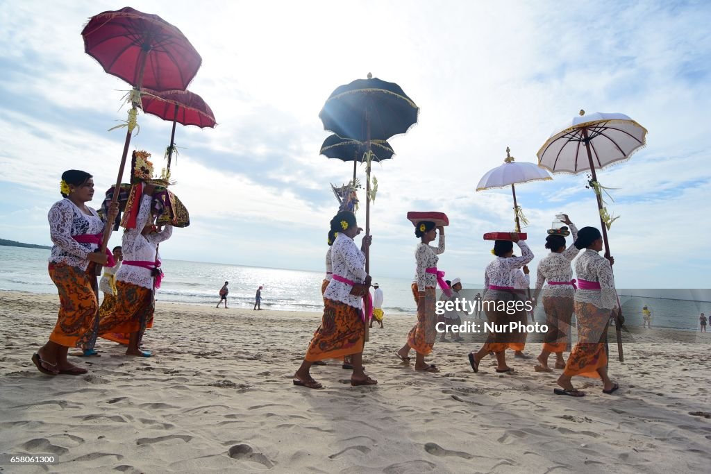 Melasti Ritual for Purification to Welcoming the Day of Silence in Bali