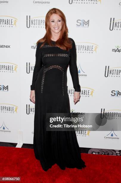 Angie Everhart attends the 8th annual Unstoppable Foundation Gala at The Beverly Hilton Hotel on March 25, 2017 in Beverly Hills, California.