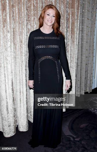 Angie Everhart attends the 8th annual Unstoppable Foundation Gala at The Beverly Hilton Hotel on March 25, 2017 in Beverly Hills, California.