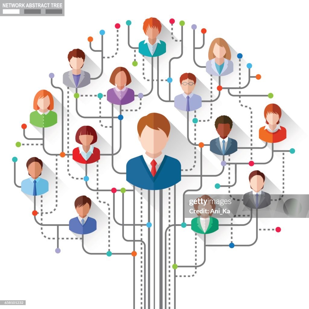 Net Tree Vector Network Abstract Tree High-Res Vector Graphic - Getty Images