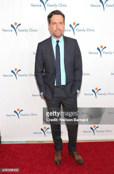 Actor Ed Helms at the Venice Family Clinic Silver Circle Gala 2017 honoring Sue Kroll and Dr. Jimmy H. Hara at The Beverly Hilton Hotel on March 26,...