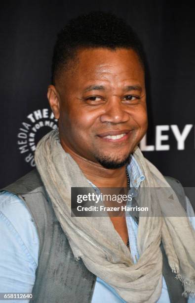 Actor Cuba Gooding Jr.attends The Paley Center For Media's 34th Annual PaleyFest Los Angeles "American Horror Story "Roanoke" screening and panel at...