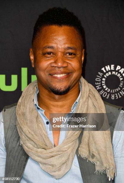 Actor Cuba Gooding Jr.attends The Paley Center For Media's 34th Annual PaleyFest Los Angeles "American Horror Story "Roanoke" screening and panel at...
