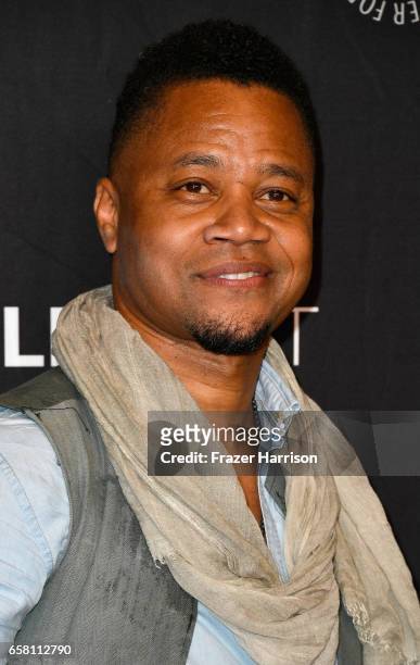 Actor Cuba Gooding Jr.attends The Paley Center For Media's 34th Annual PaleyFest Los Angeles "American Horror Story "Roanoke" screening and panel at...