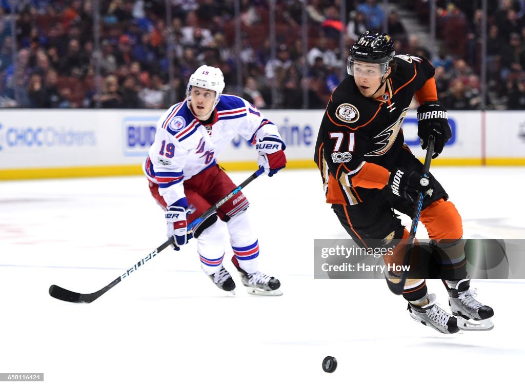 New York Rangers v Anaheim Ducks