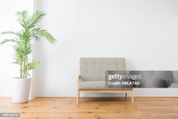 bright living room in japan - plain wall stock pictures, royalty-free photos & images