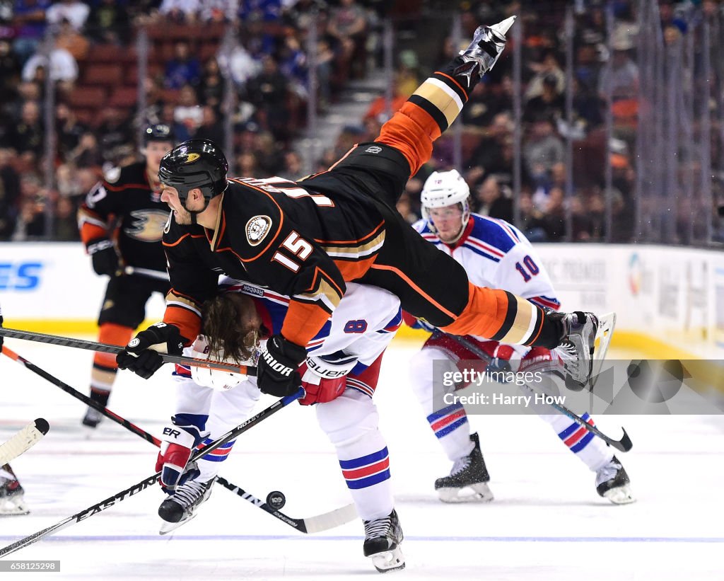 New York Rangers v Anaheim Ducks