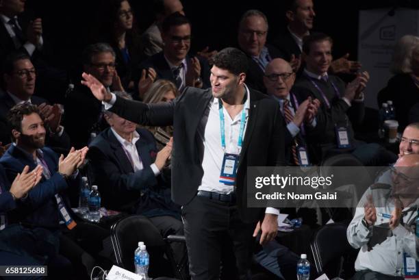 Olympic judoka Or Sasson attends the AIPAC 2017 Convention on March 26, 2017 in Washington, DC.