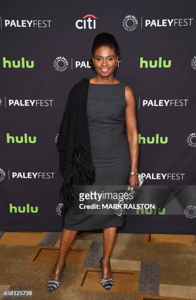 Actress Adina Porter arrives for the Paley Center For Media's 34th Annual PaleyFest Los Angeles "American Horror Story "Roanoke" screening at the...