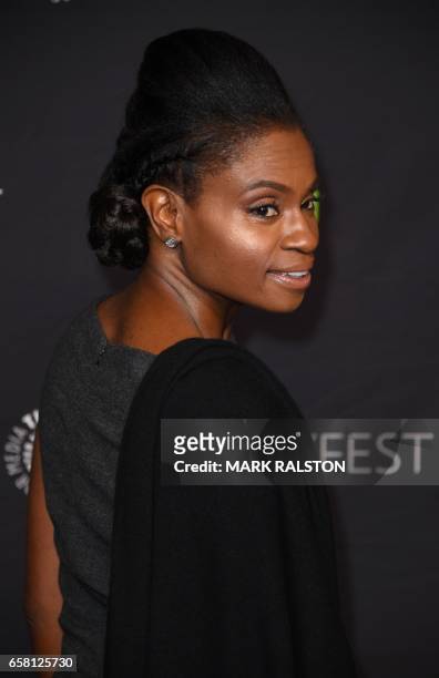 Actress Adina Porter arrives for the Paley Center For Media's 34th Annual PaleyFest Los Angeles "American Horror Story "Roanoke" screening at the...