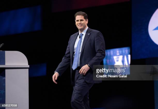 Israeli Ambassador to the United States Ron Dermer speaks onstage at the AIPAC 2017 Convention on March 26, 2017 in Washington, DC.