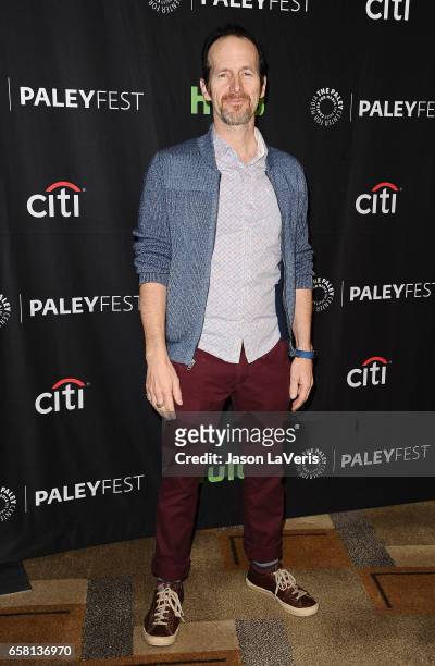Actor Denis O'Hare attends the "American Horror Story: Roanoke" event at the Paley Center for Media's 34th annual PaleyFest at Dolby Theatre on March...