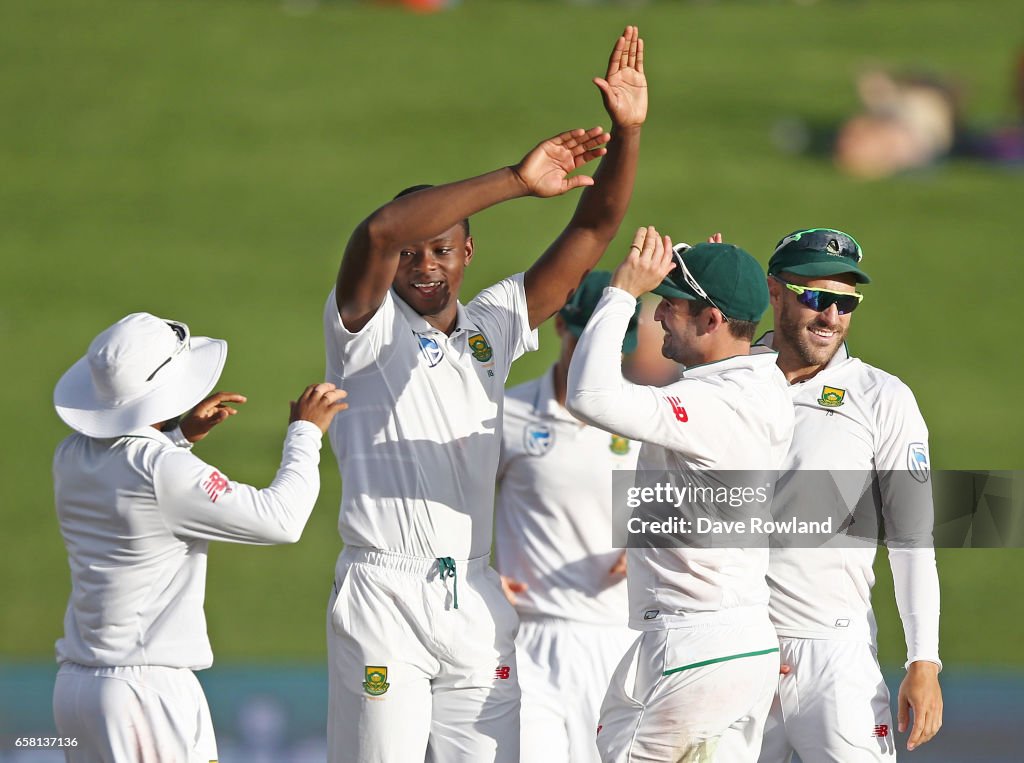 New Zealand v South Africa - 3rd Test: Day 3