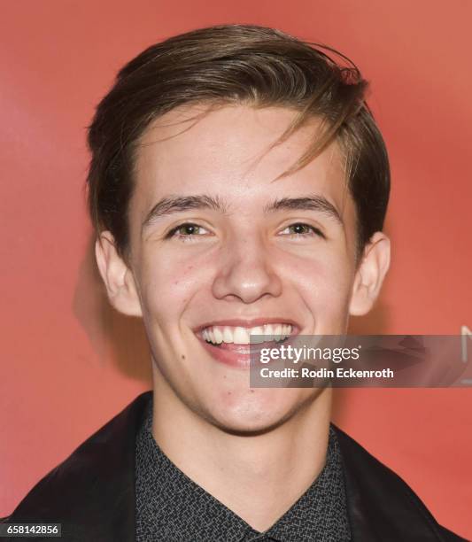 Actor/singer Noah Urrea attends his 16th Birthday with EP Release Party at Avalon Hollywood on March 26, 2017 in Los Angeles, California.