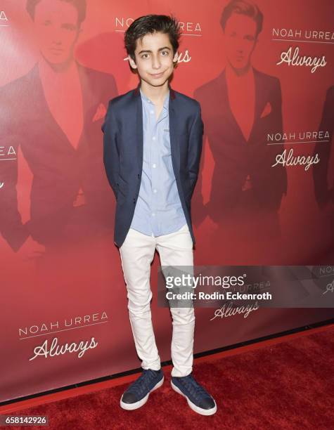 Aidan Gallagher attends Noah Urrea's 16th Birthday with EP Release Party at Avalon Hollywood on March 26, 2017 in Los Angeles, California.