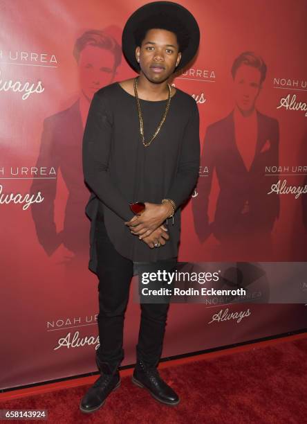 Nathan Davis J.R. Attends Noah Urrea's 16th Birthday with EP Release Party at Avalon Hollywood on March 26, 2017 in Los Angeles, California.