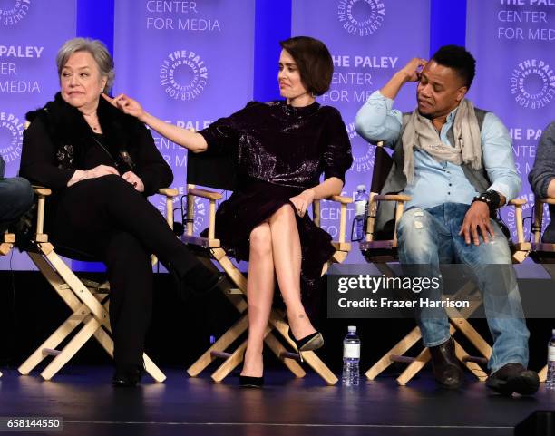 Actors kathy Bates, Sarah Paulson,Cuba Gooding Jr. Attend The Paley Center For Media's 34th Annual PaleyFest Los Angeles "American Horror Story...