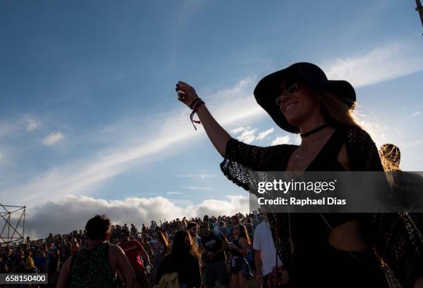 General atmosphere at Lollapalooza Brazil day 2 at Autodromo de Interlagos on March 26, 2017 in Sao Paulo, Brazil.