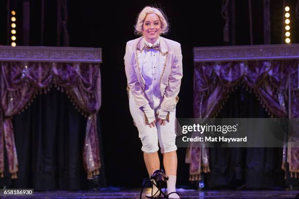 Dancer Lindsay Leuschner of Shaping Sound performs during the 'After The Curtain' show at Paramount Theatre on March 26, 2017 in Seattle, Washington.