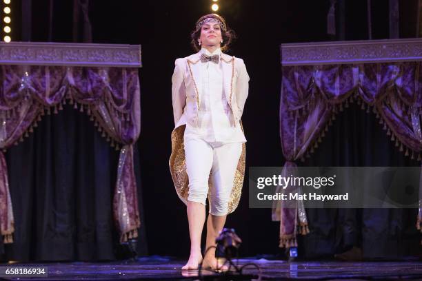 Dancer Gaby Diaz of Shaping Sound performs during the 'After The Curtain' show at Paramount Theatre on March 26, 2017 in Seattle, Washington.