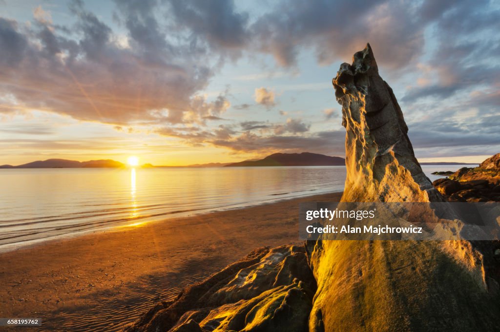 Clayton Beach sunset Larrabee State Park