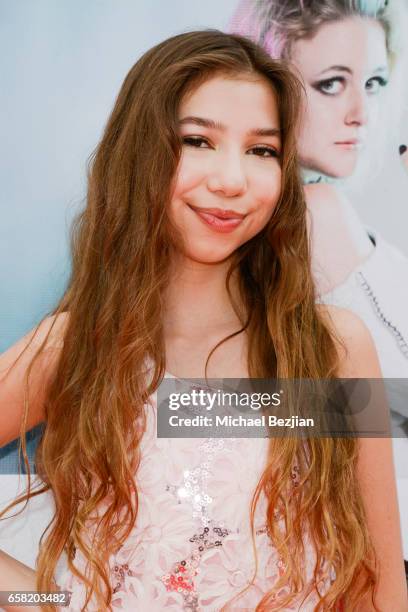 Lulu Lambros arrives at Teen Recording Artist Mahkenna's Sweet 16/Expect2Win Extravaganza at ANC Productions on March 26, 2017 in Burbank, California.