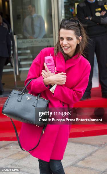 Macarena Gomez arrives at 20th Malaga Film Festival on March 25, 2017 in Malaga, Spain.