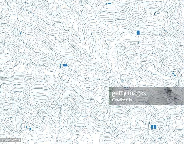 stockillustraties, clipart, cartoons en iconen met topografische kaart abstracte achtergrond - topografische kaart