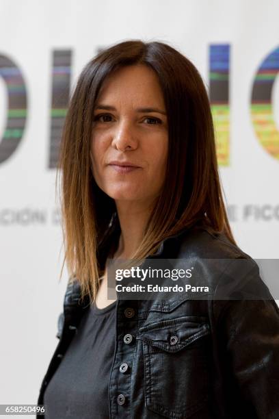 Eva Santolaria attends the 'Dirige' photocall at Longoria palace on March 27, 2017 in Madrid, Spain.