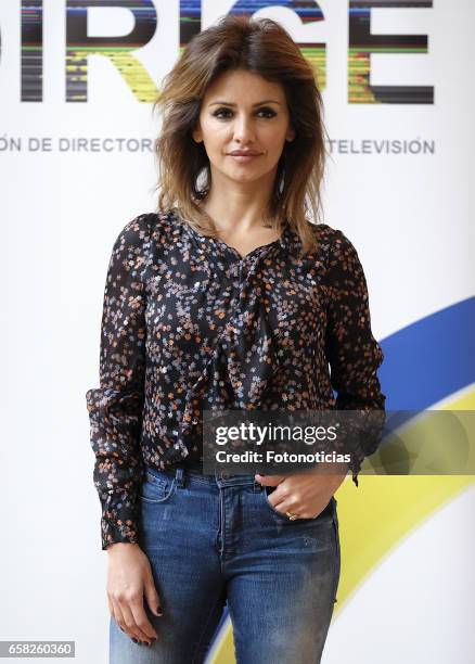 Monica Cruz attends the 'Dirige' photocall at the SGAE on March 27, 2017 in Madrid, Spain.