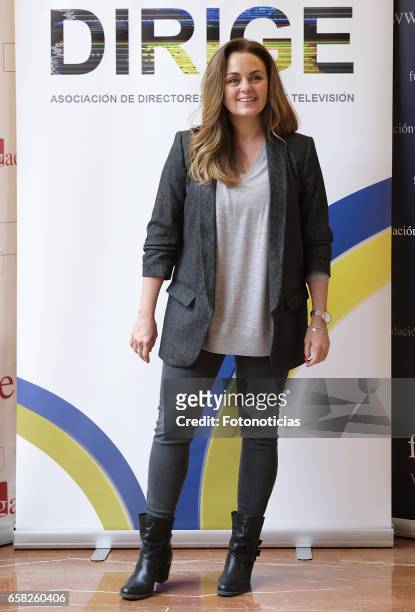 Carmen Morales attends the 'Dirige' photocall at the SGAE on March 27, 2017 in Madrid, Spain.