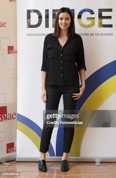 Dafne Fernandez attends the 'Dirige' photocall at the SGAE on March 27, 2017 in Madrid, Spain.