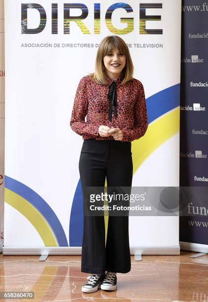Angy Fernandez attends the 'Dirige' photocall at the SGAE on March 27, 2017 in Madrid, Spain.