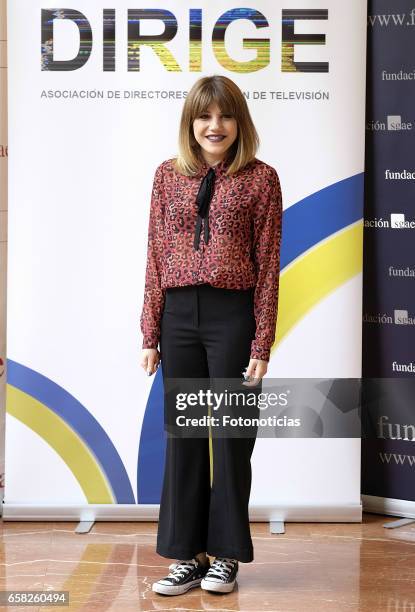 Angy Fernandez attends the 'Dirige' photocall at the SGAE on March 27, 2017 in Madrid, Spain.