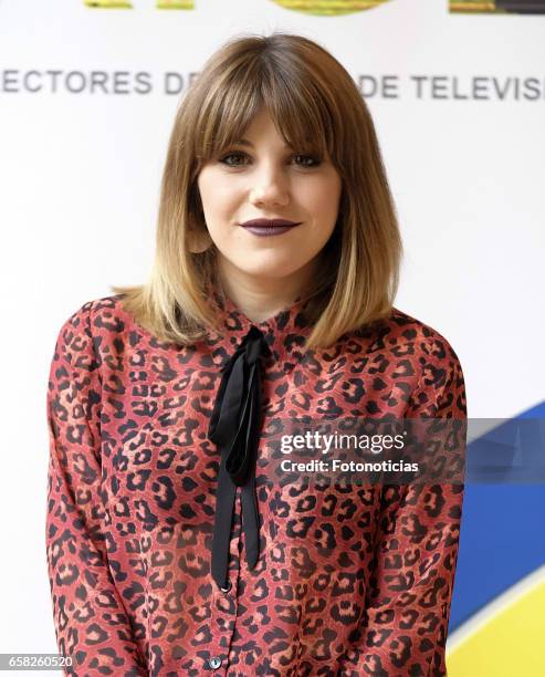 Angy Fernandez attends the 'Dirige' photocall at the SGAE on March 27, 2017 in Madrid, Spain.