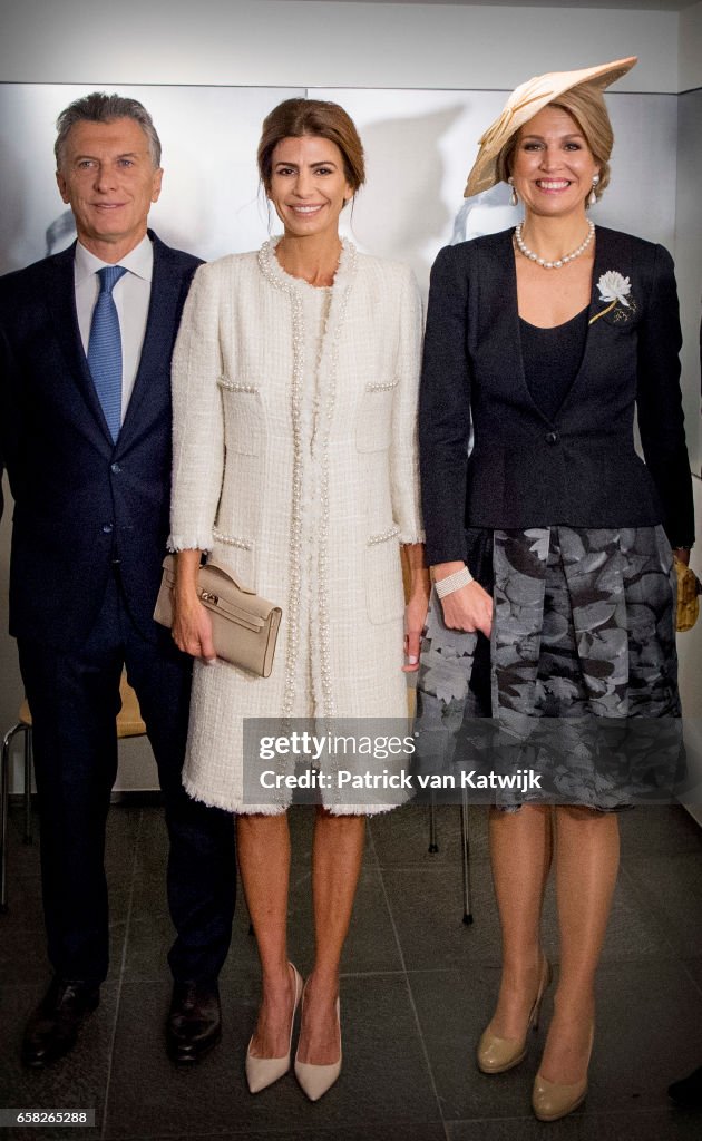 President of Argentina Mauricio Visits The Netherlands : Day One
